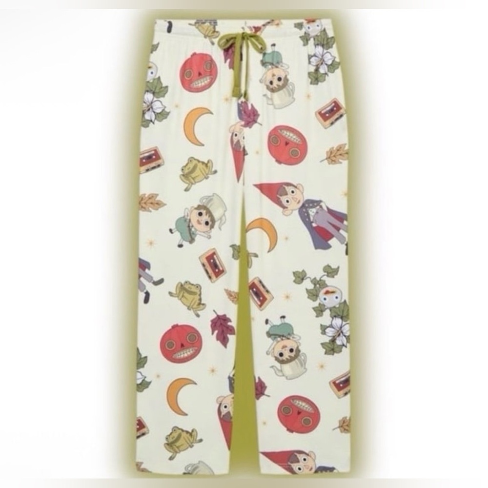 Cartoon Network Over The Garden Wall Icons Allover Print Sleep Pants (Unisex SM)